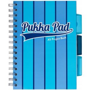 Kołozeszyt Pukka Pad Project Book Vogue A5/100/80g kratka, niebieski